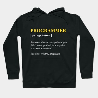 Programmer Tech Support Definition Shirt Funny Computer Nerd Meaning Hoodie